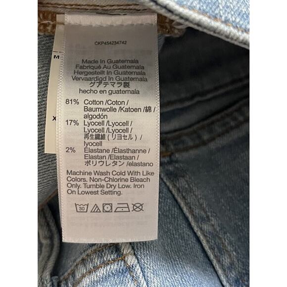 Madewell Womens Classic Straight Leg Jeans Size 35 Blue Medium Wash Stretch NWT - Picture 8 of 8